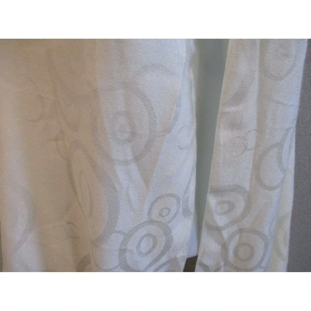 Pashmina Silk Scarf Shawl Circle Jacquard 66